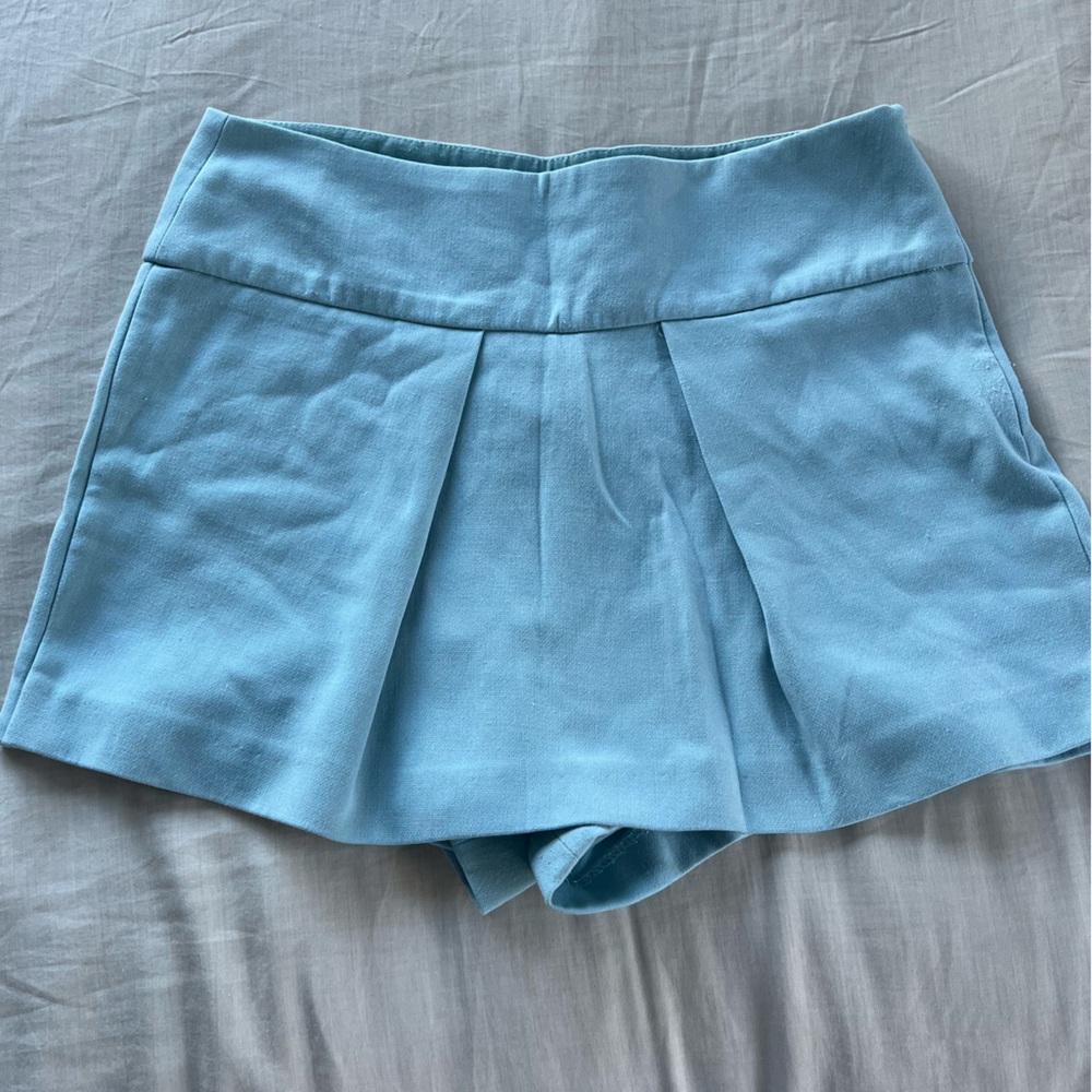 Zara light blue skort